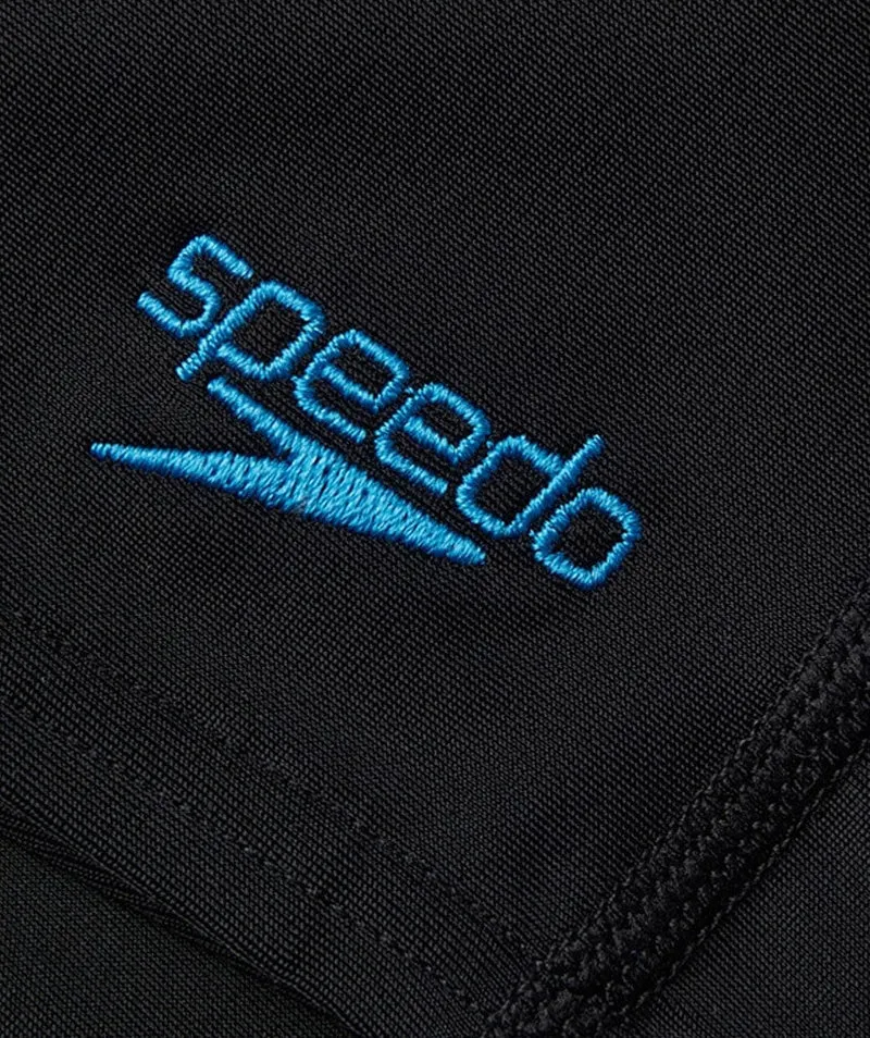 Speedo Aquashorts für Jungen - Allover Panel - Schwarz/Hellblau