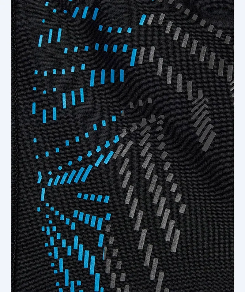 Speedo Aquashorts für Jungen - Allover Panel - Schwarz/Hellblau
