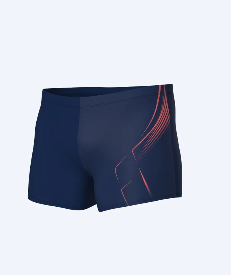 Arena Trunks für Herren - Dive - Dunkelblau/Orange
