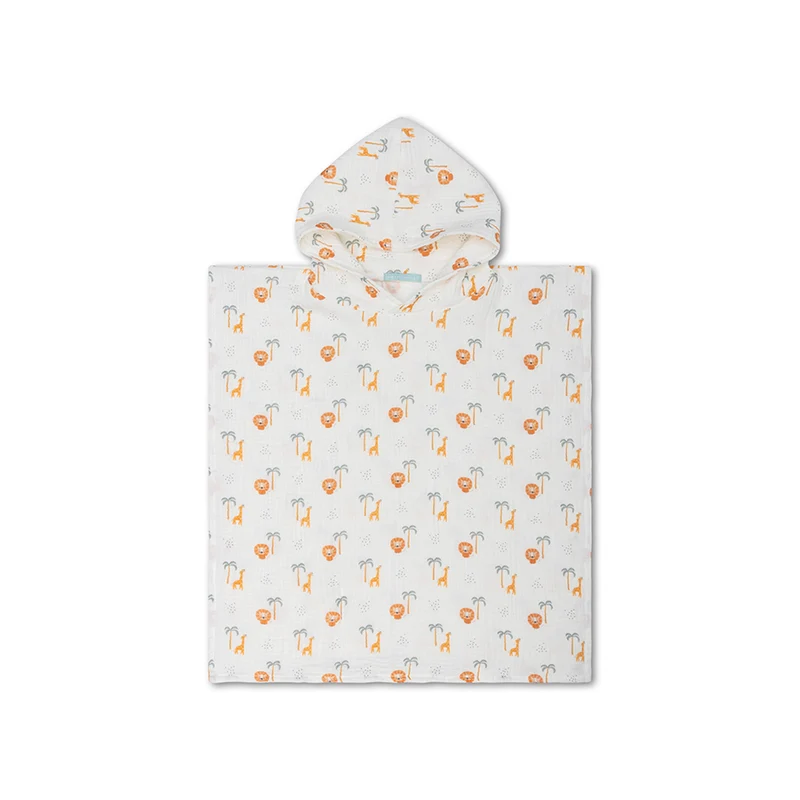 Beach Poncho - Multicolor - Jungle - 50 x 50 cm