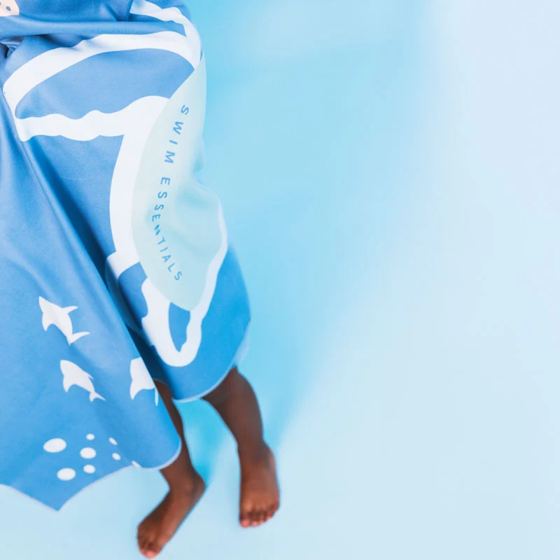 Beach Towel Microfiber - Blue - Coral Bliss - 135 x 65 cm
