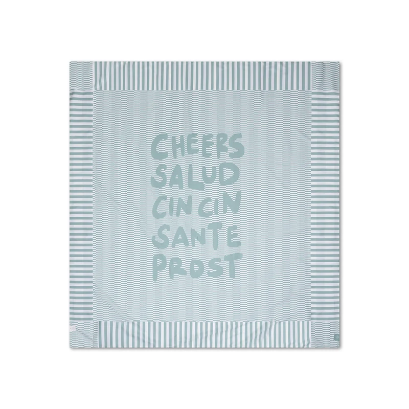 Beach Towel Microfiber - Green - Cheers - 180 x 180 cm