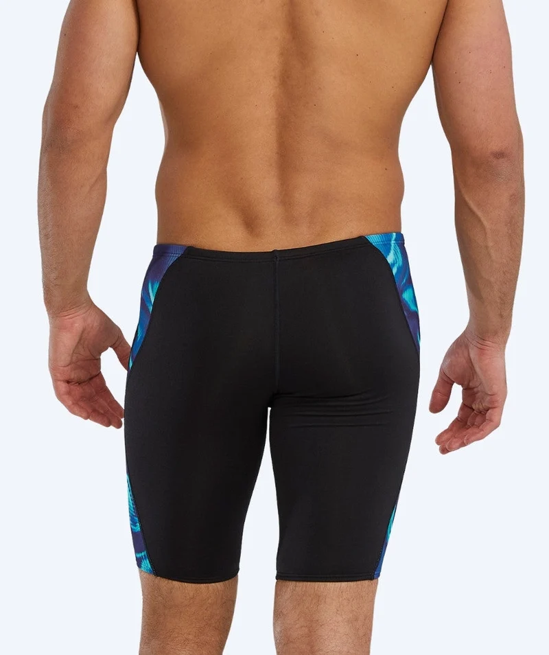 TYR lange Badehose für Herren - Waveform - Schwarz/Blau