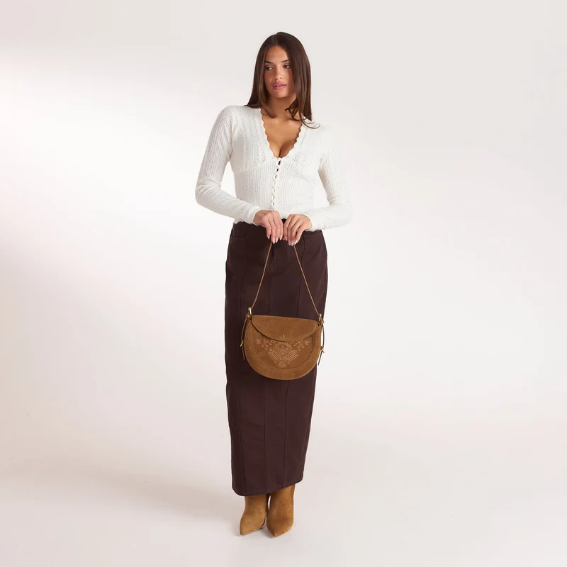 Talia Ledertasche - Braun