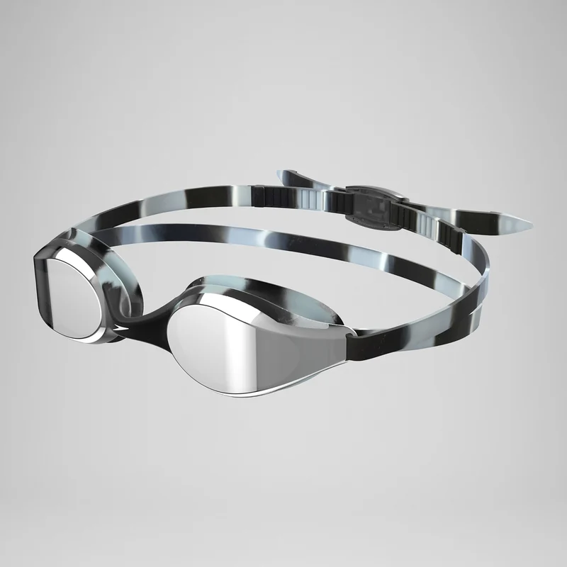 Speedo Kinderbrille Hyper Flyer Mirror schwarz-silber