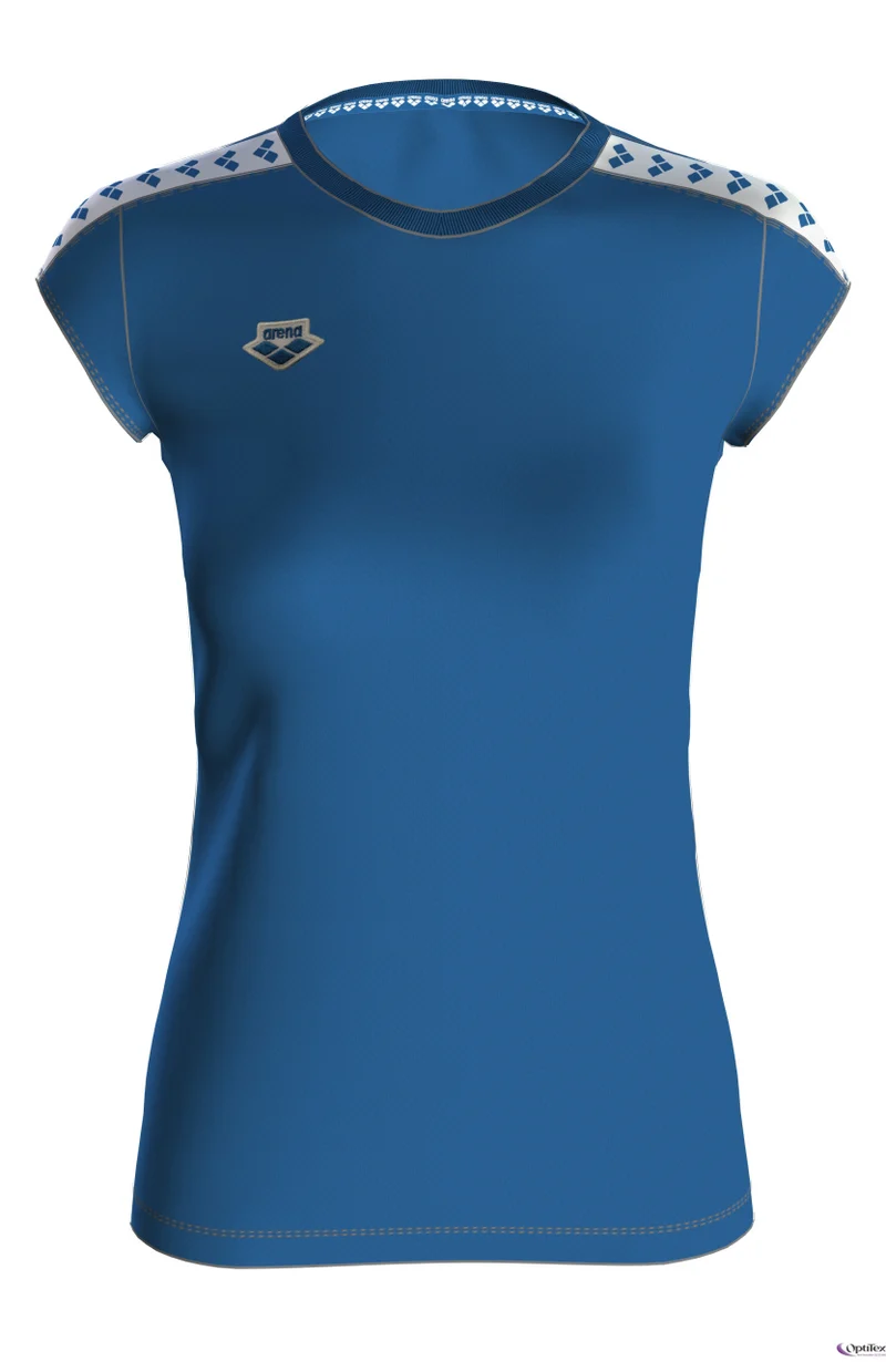 Arena Icons Damen T-Shirt Team Royal-Weiß
