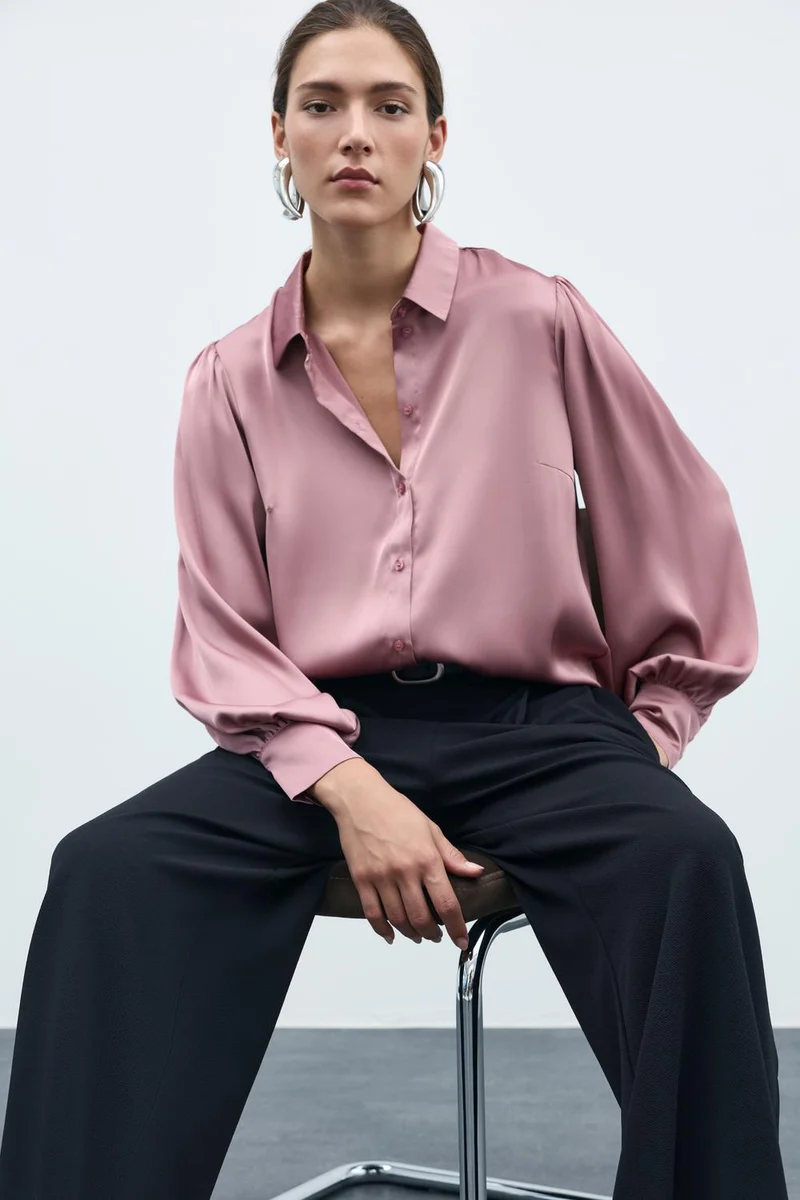 VIENNA RAVENNA L/S BALLOON SHIRT
