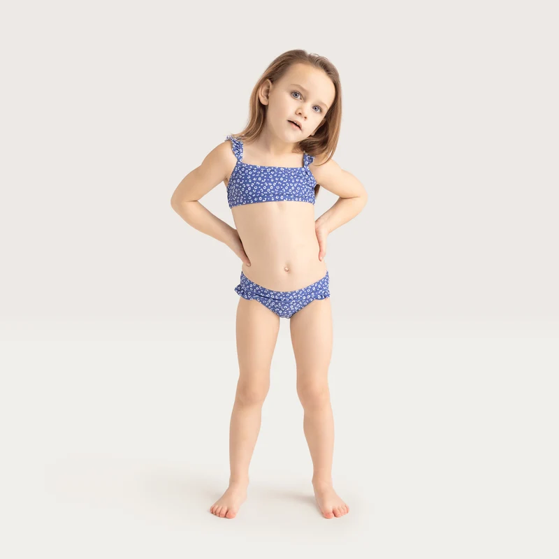 Bikini - Blue - Leopard