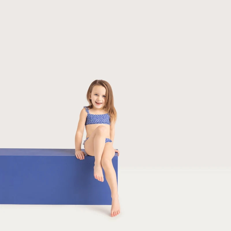 Bikini - Blue - Leopard