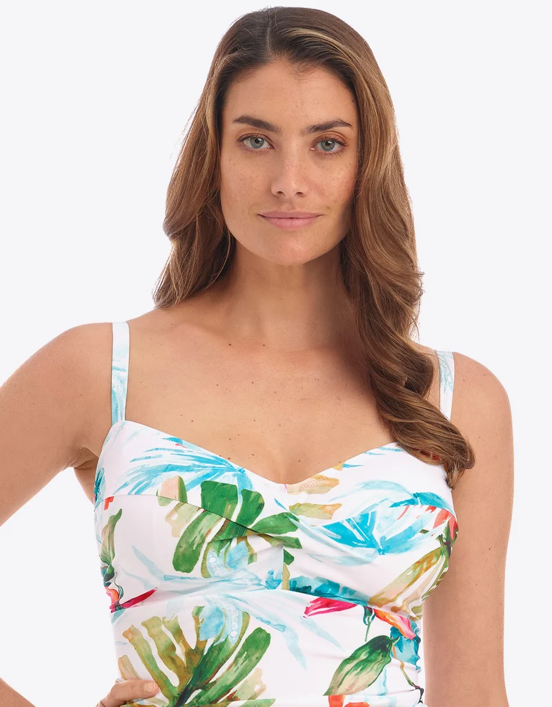 Fantasie Kiawah Island Twist Front Tankini Top Aquamarine