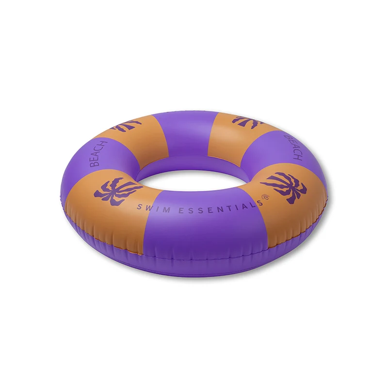 Swim Ring - Purple/Orange - Palm Trees - Ø 120 cm