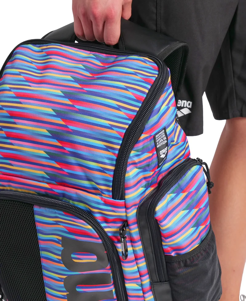 Arena Rucksack Spiky lll 45 Allover Racing-Stripes
