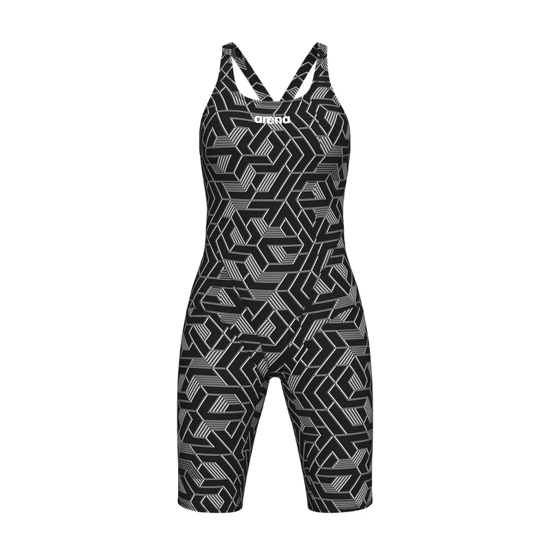 Arena Damen Sport Badeanzug Full Body Printed black-multi