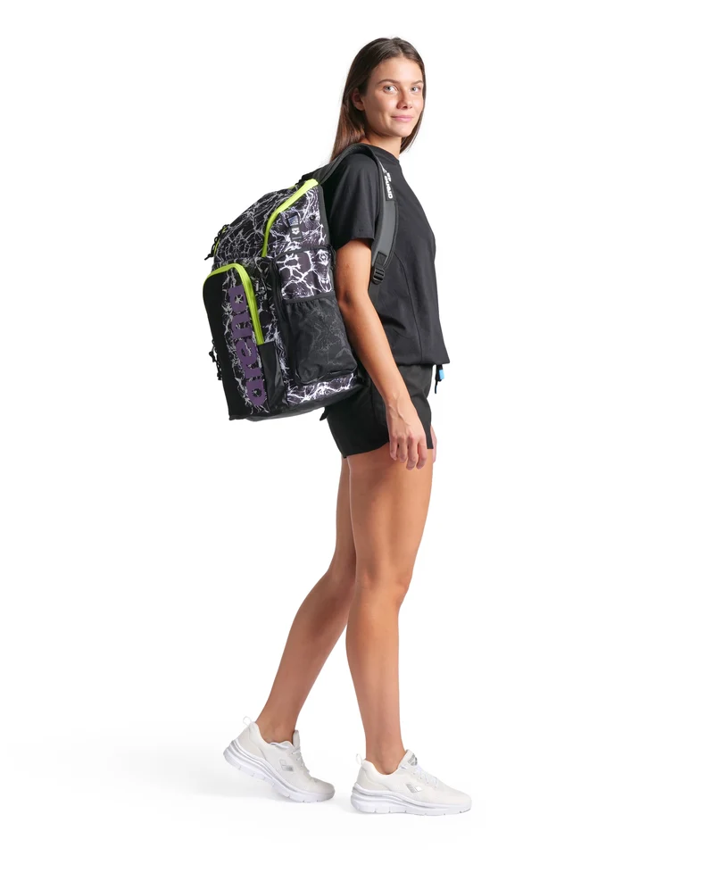 Arena Rucksack Spiky lll 45 Allover Black-White