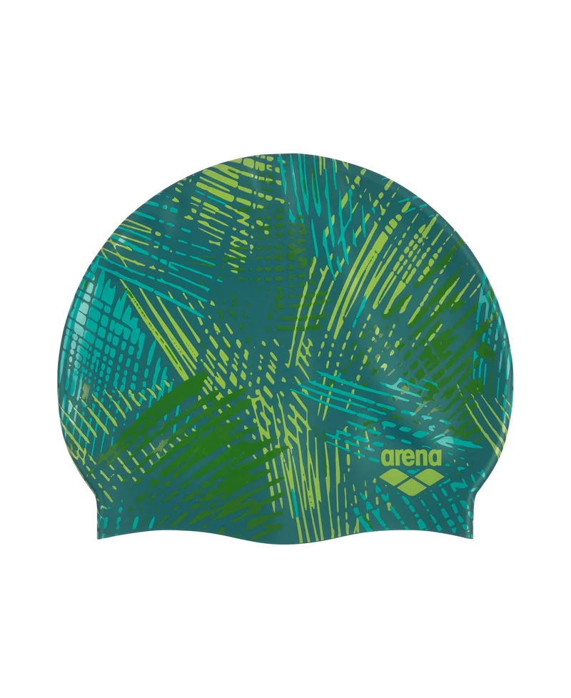 Arena Silikonkappe Print 2 Team Energy Green