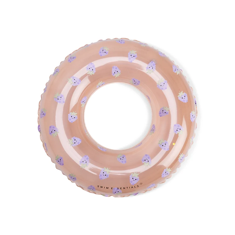 Swim Ring - Beige/Purple - Blackberry - Ø 55 cm
