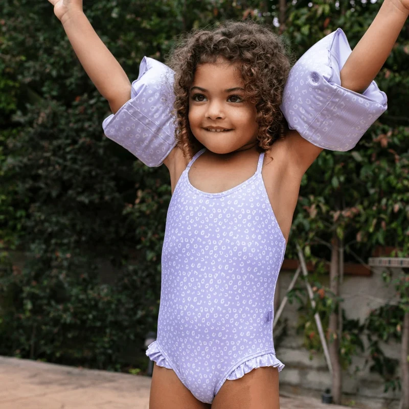 Arm Bands - Lila - Leopard