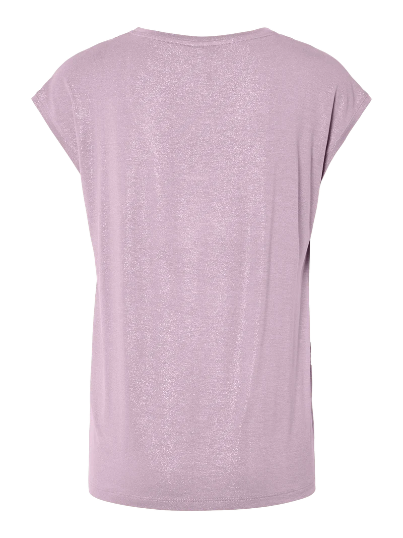 PCALICE SS GLITTER TEE