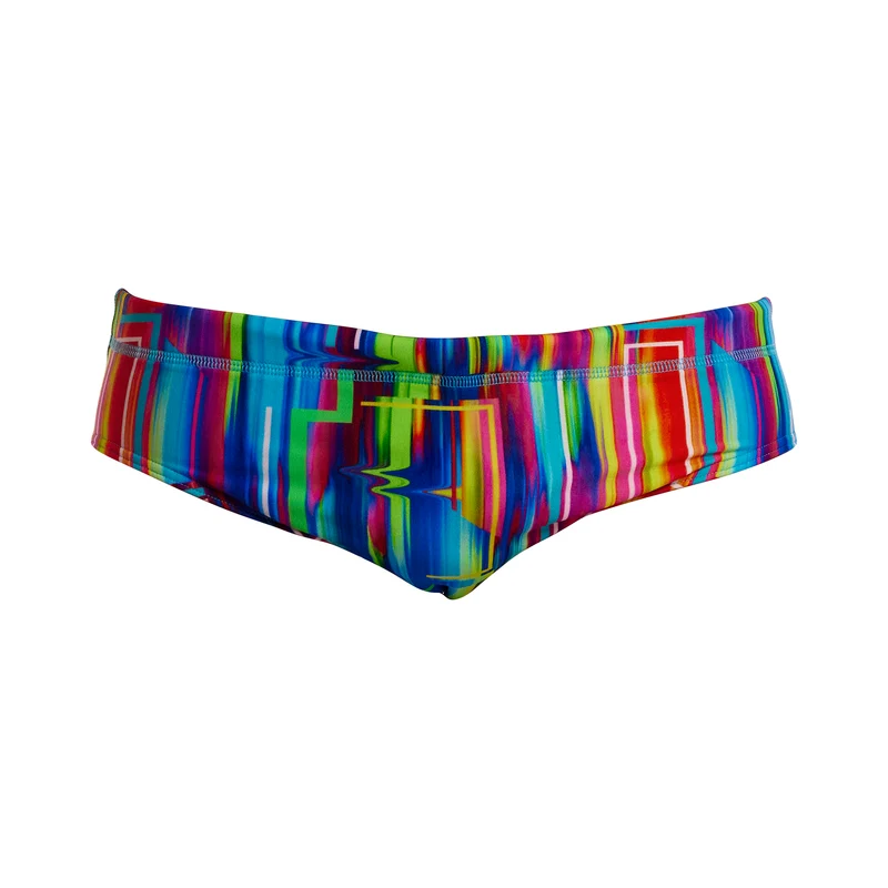 Funky Trunks Mens Classic Brief The Glitch