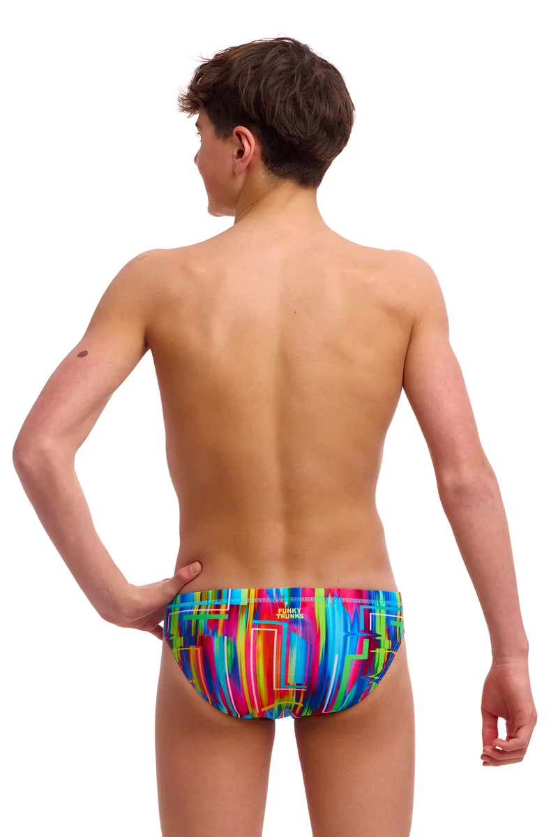 Funky Trunks Mens Classic Brief The Glitch