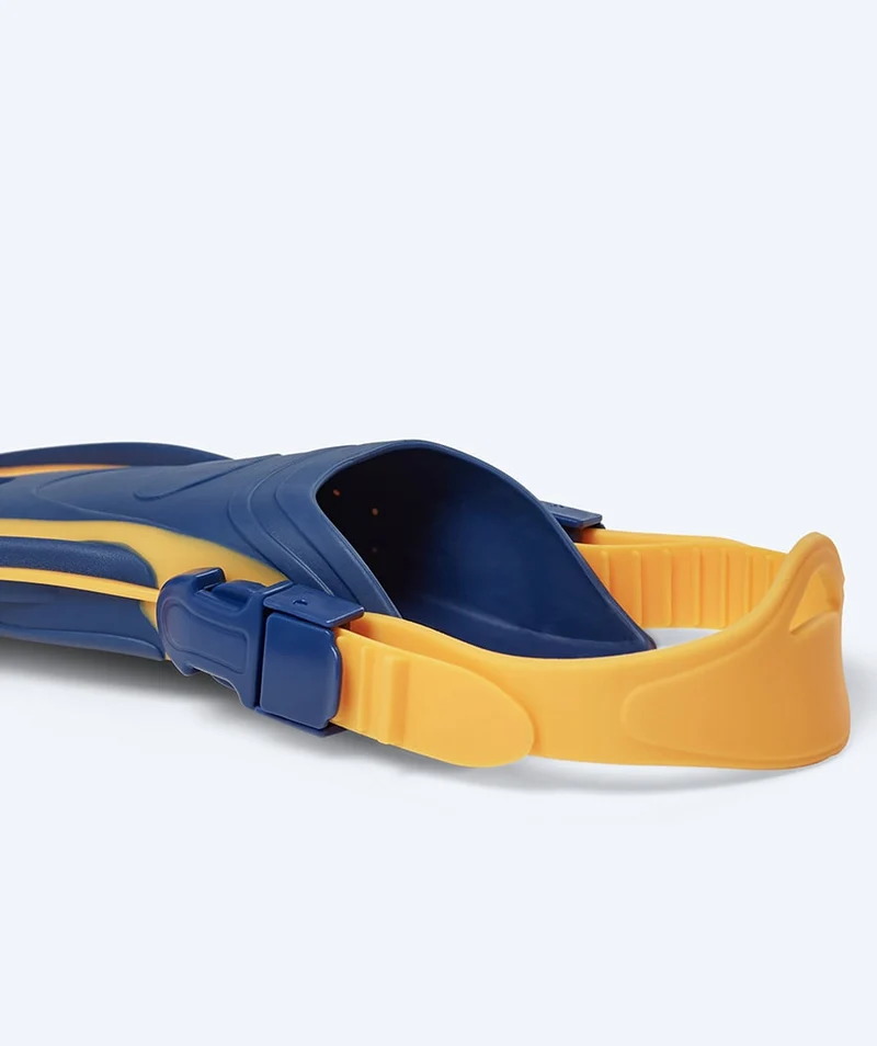 Watery Schnorchelset für Kinder (4-10) - Launch/Alton - Dunkelblau/Orange