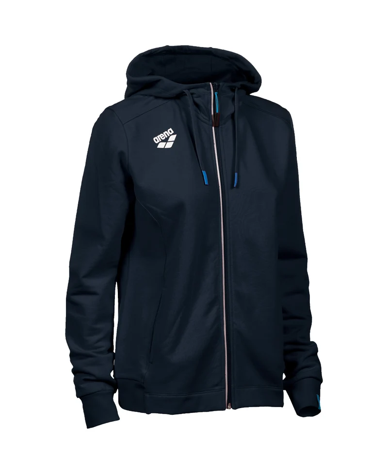 Arena Team Damen Sport Kapuzenjacke Panel