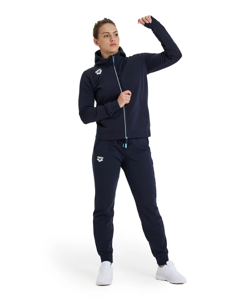 Arena Team Damen Sport Kapuzenjacke Panel