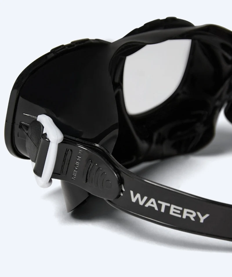 Watery Schnorchelset für Kinder (4-10) - Shack/Wyre - Schwarz/Weiß