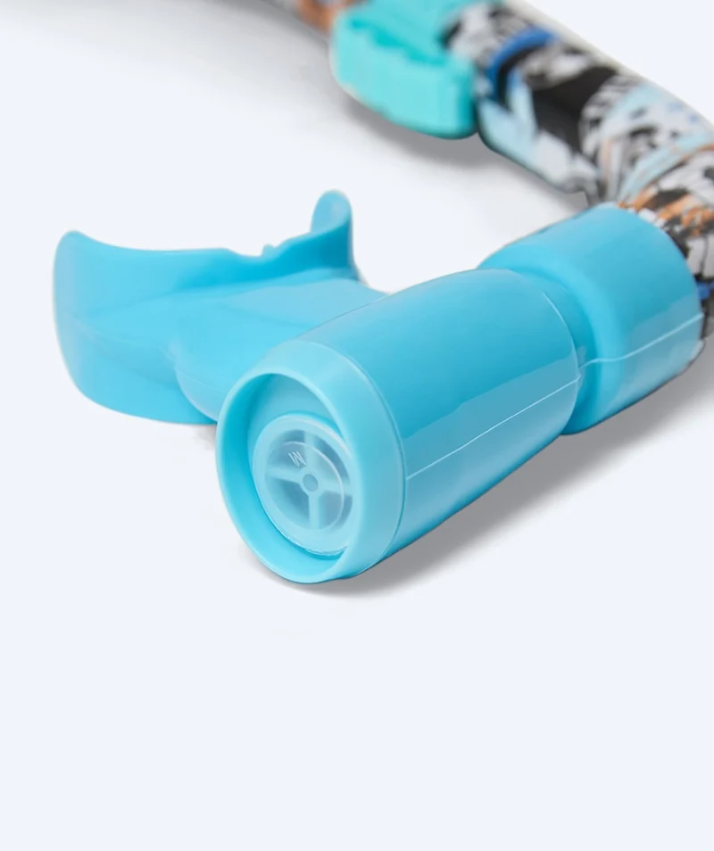 Watery Combo Schnorchelset für Junioren (8-15) - Riku Camo - Blau