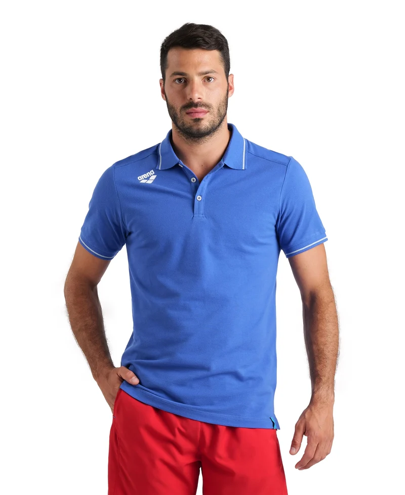 Arena Herren / Unisex Team Poloshirt Solid Cotton