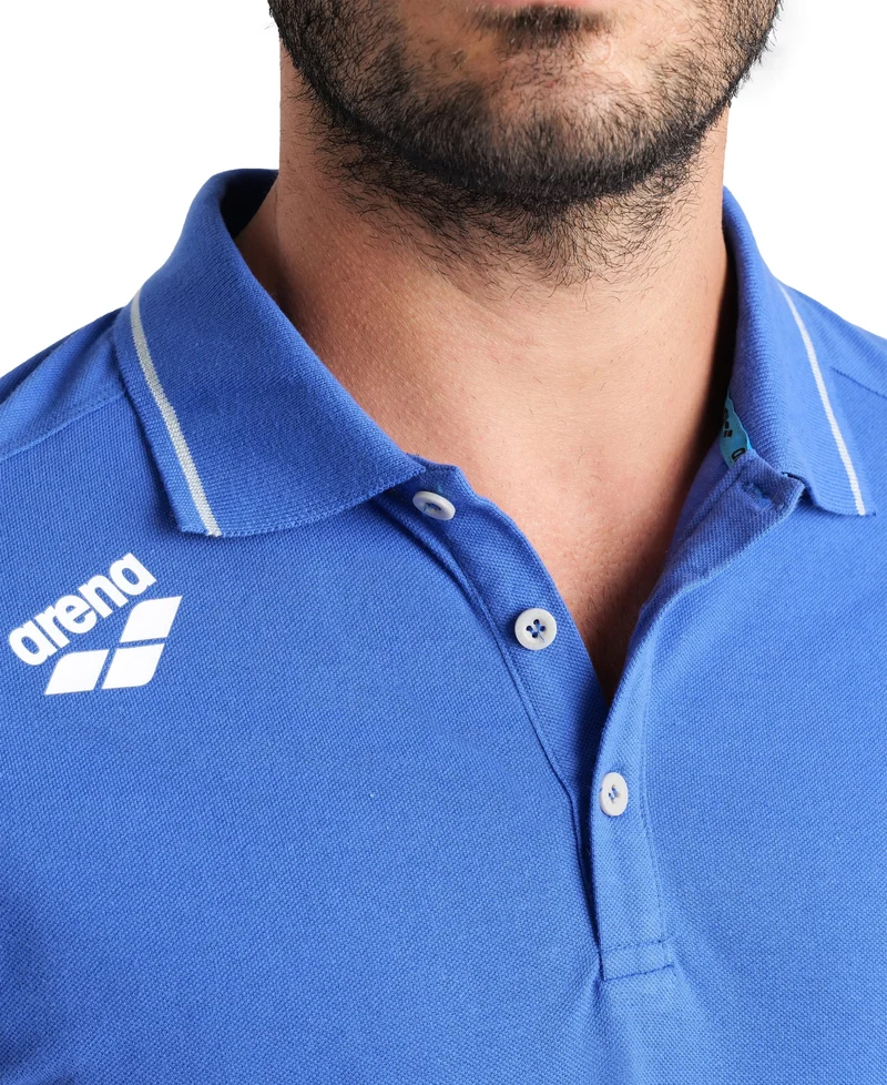 Arena Herren / Unisex Team Poloshirt Solid Cotton