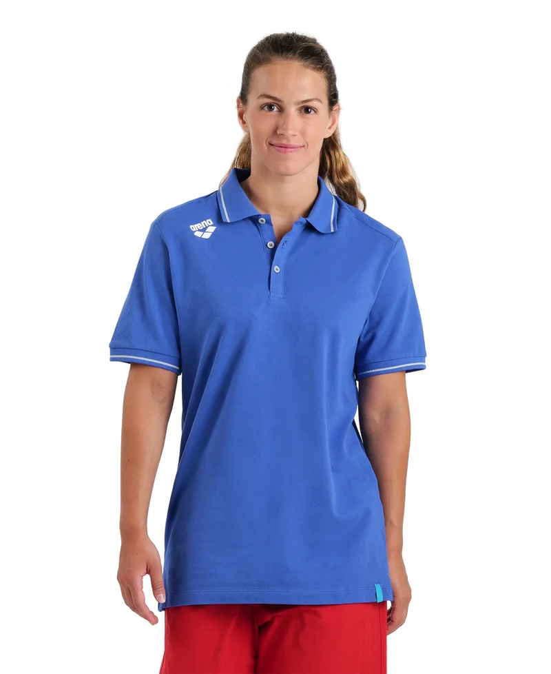 Arena Herren / Unisex Team Poloshirt Solid Cotton