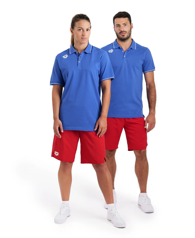 Arena Herren / Unisex Team Poloshirt Solid Cotton