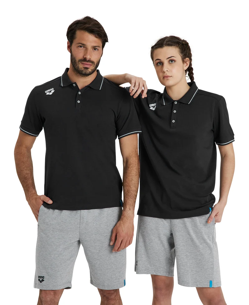 Arena Herren / Unisex Team Poloshirt Solid Cotton