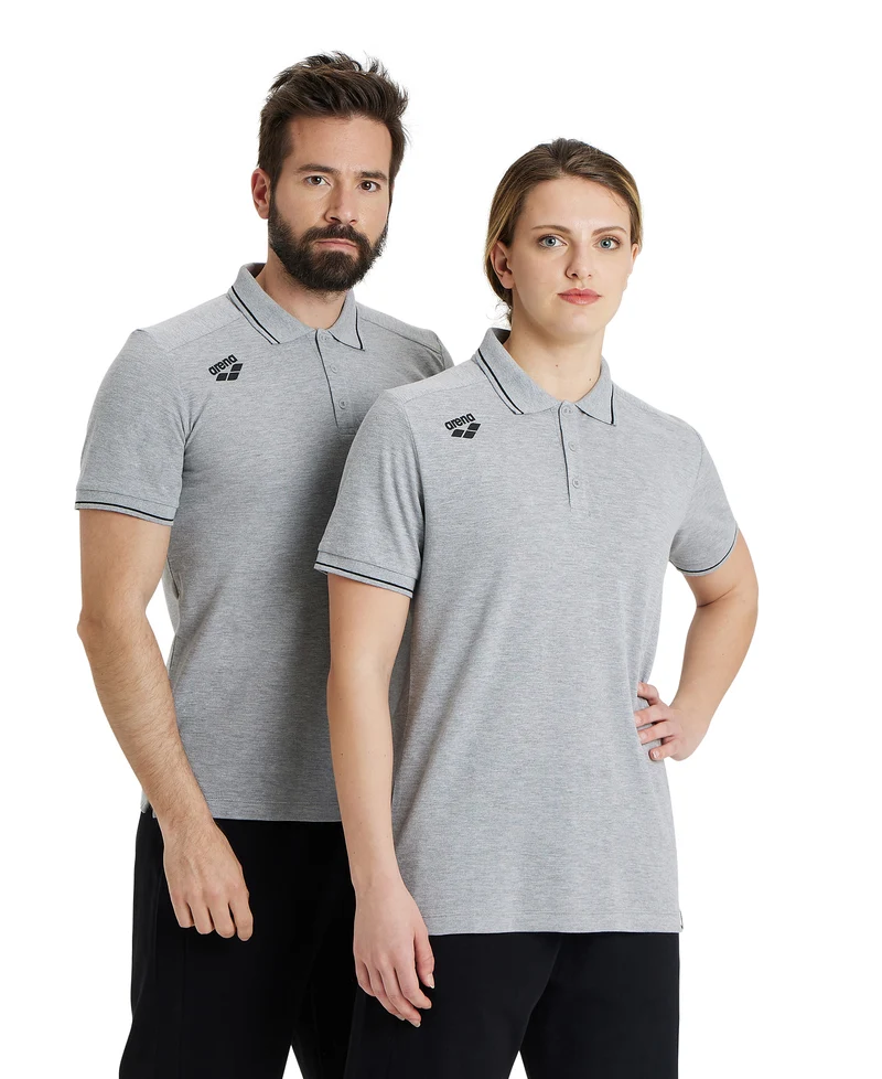 Arena Herren / Unisex Team Poloshirt Solid Cotton