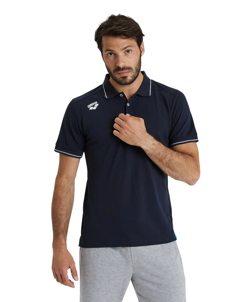 Arena Herren / Unisex Team Poloshirt Solid Cotton