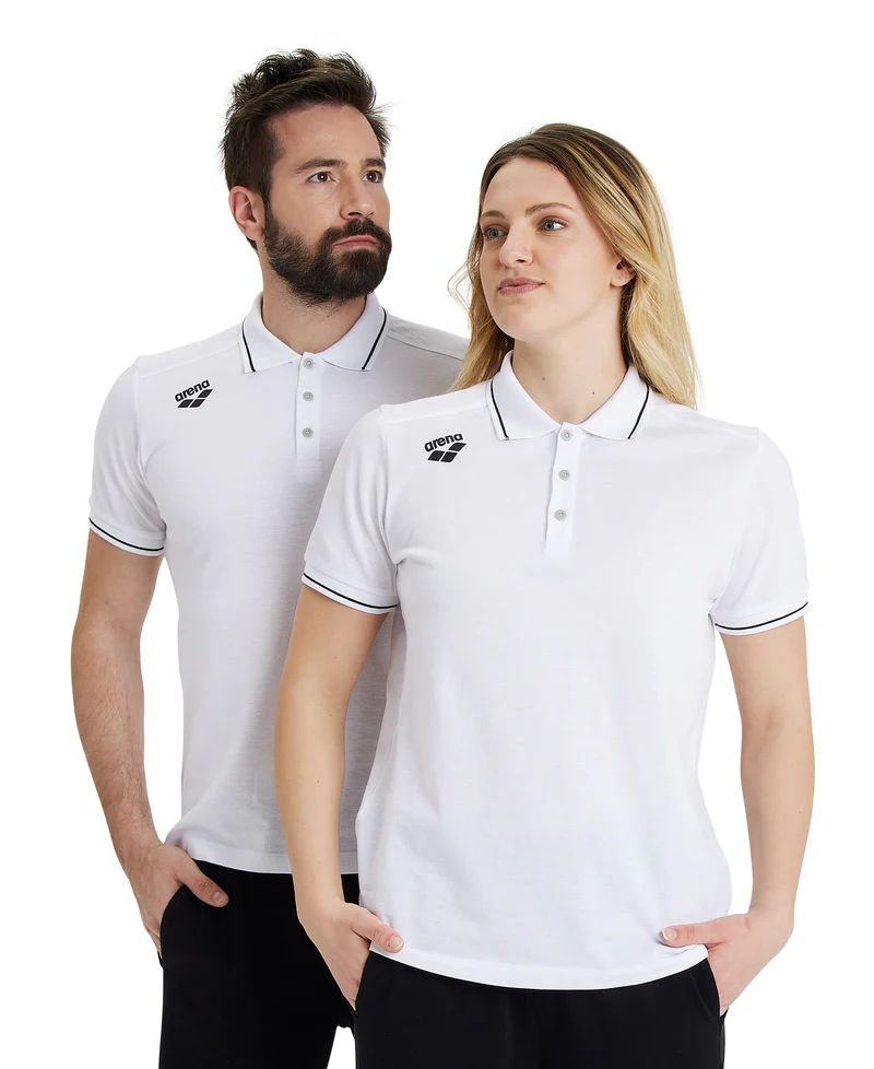 Arena Herren / Unisex Team Poloshirt Solid Cotton
