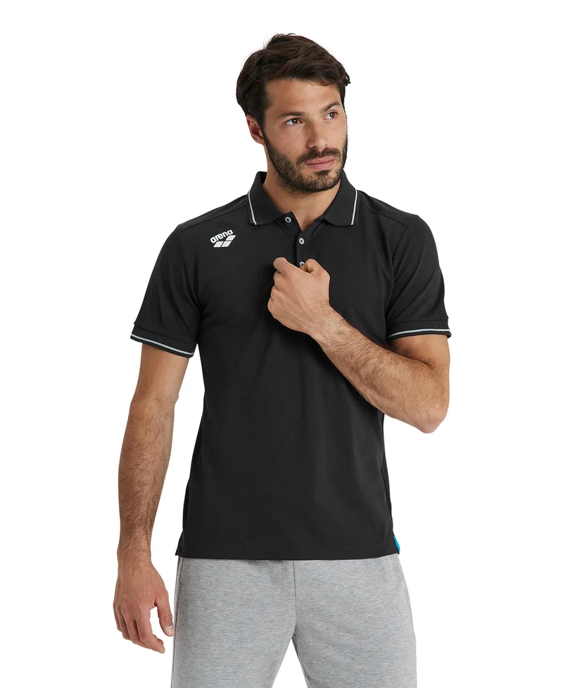 Arena Herren / Unisex Team Poloshirt Solid Cotton