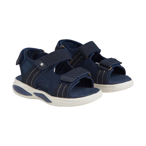 EN FANT leichte Sandalen mit Klettverschluss und Lichtern - Tusche
