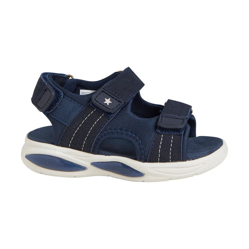 EN FANT leichte Sandalen mit Klettverschluss und Lichtern - Tusche