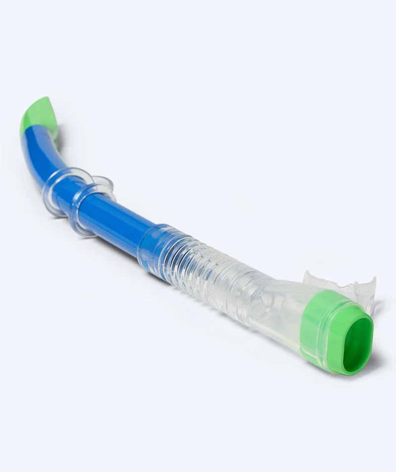 Watery Schnorchelset für Kinder (4-10) - Tropical - Blau/Grün