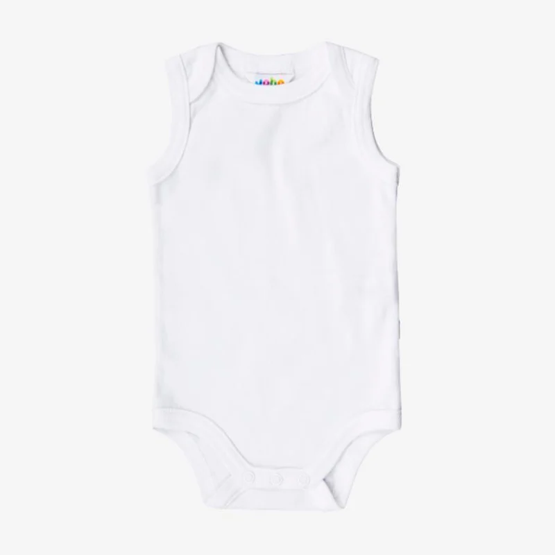 Joha Basic-Body ohne Ärmel – Weiß