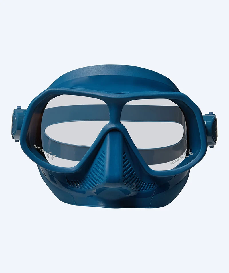 Watery Combo Schnorchelset für Erwachsene - Oceana/Cliff - Dunkelblau/Blau