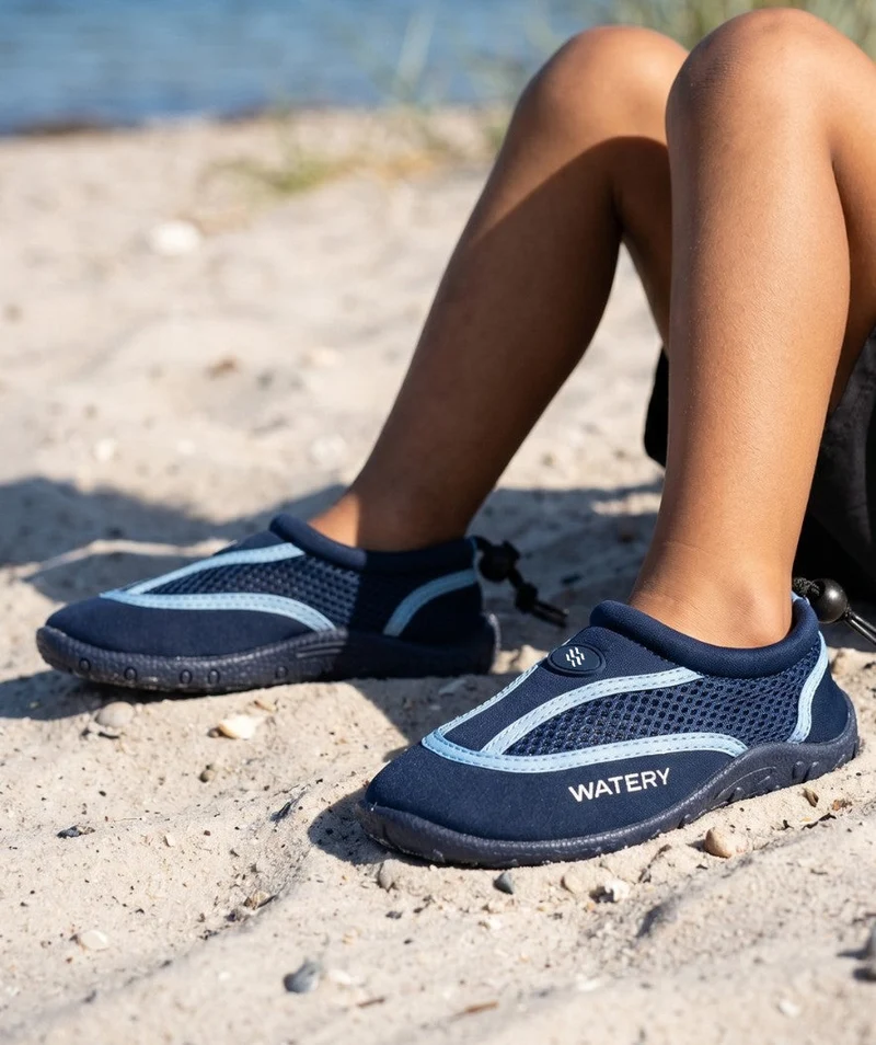 Watery Schwimmschuhe für Kinder - Crab - Dunkelblau