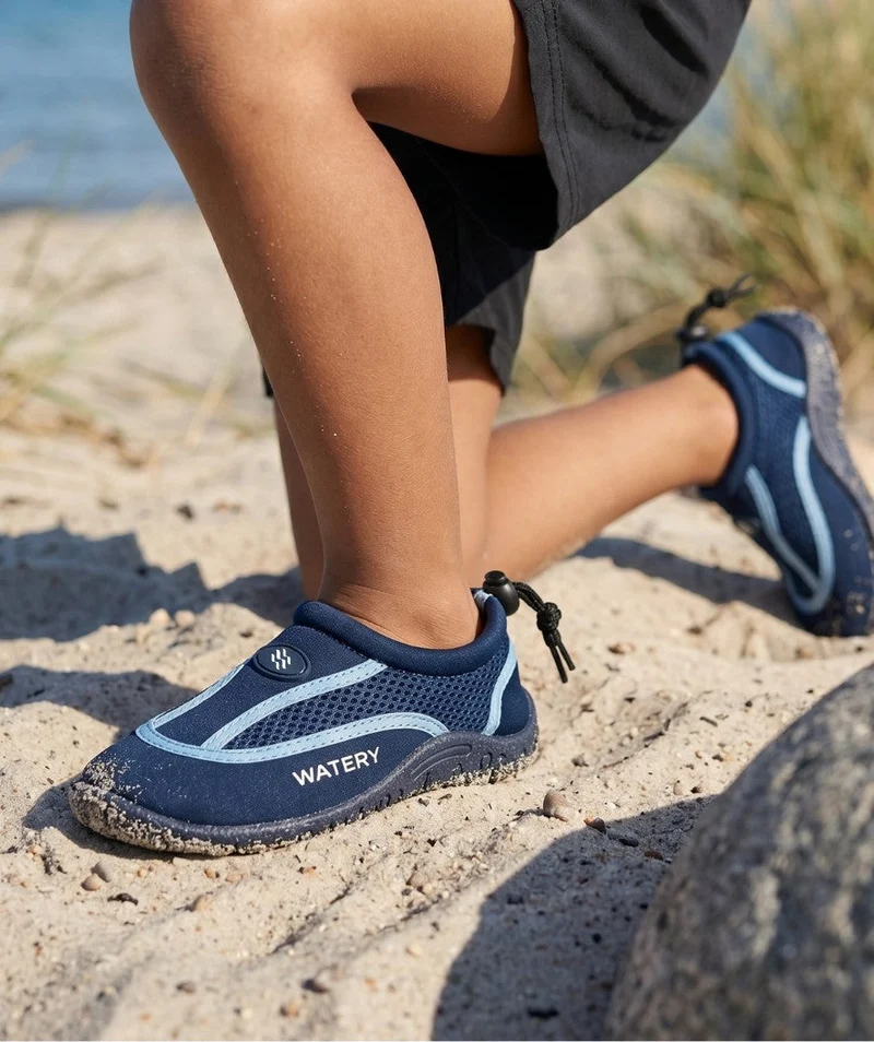 Watery Schwimmschuhe für Kinder - Crab - Dunkelblau