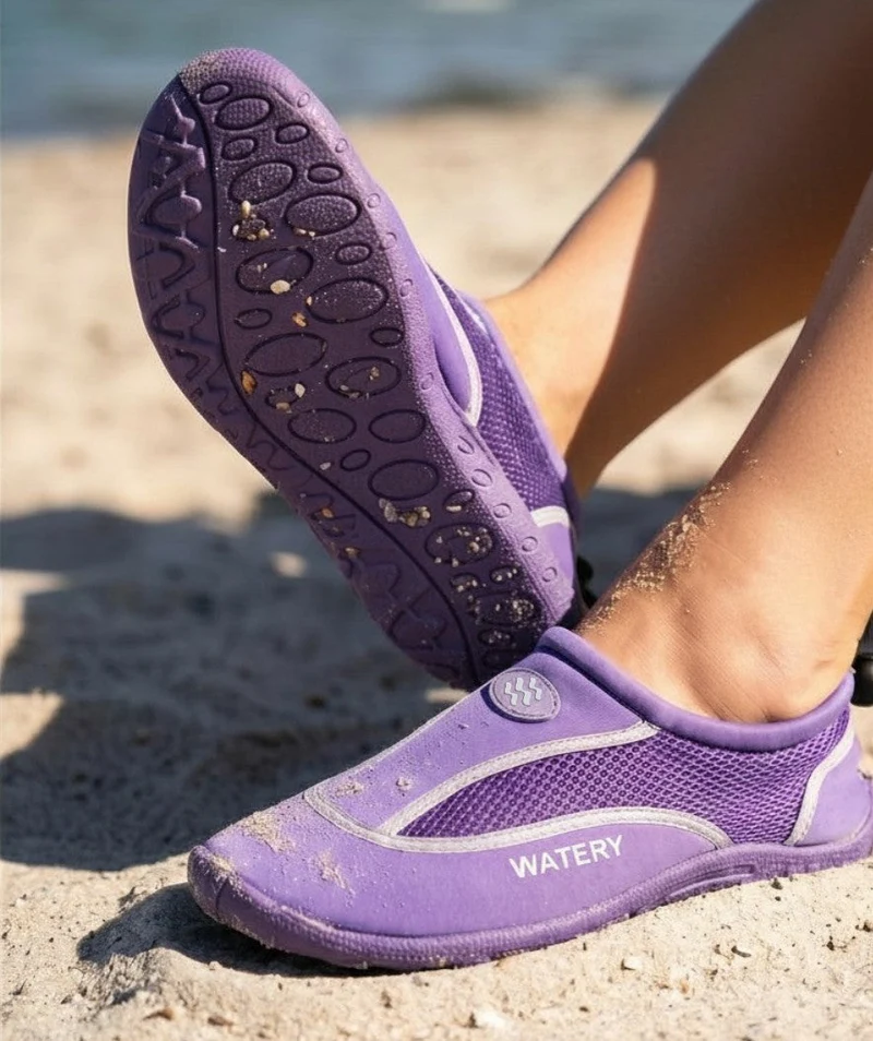 Watery Schwimmschuhe für Erwachsene - Crab - Lila