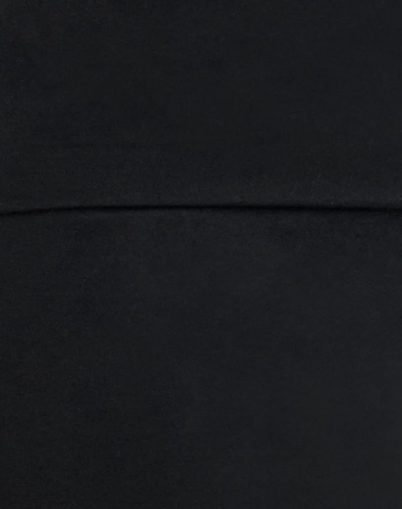 Wanti Capri-Hose aus Rayon-Jersey, schwarz