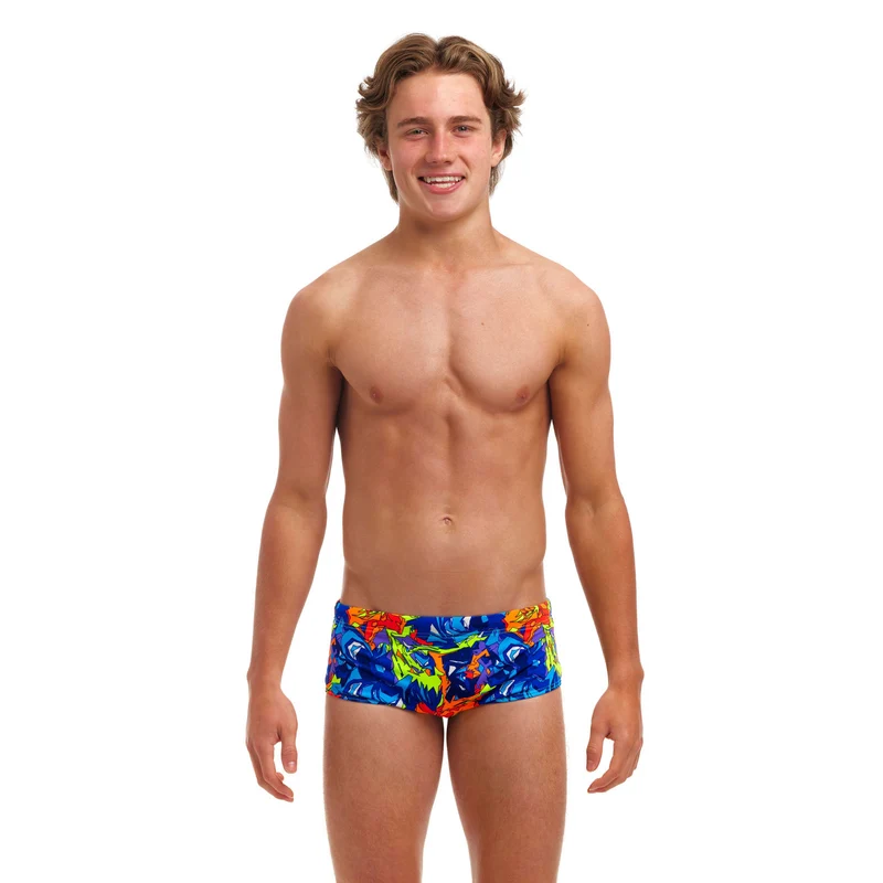 Funky Trunks Boys Sidewinder Trunk Mixed Mess