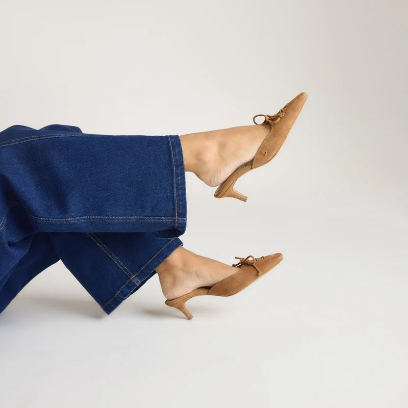 Annabelle Kitten-Heel - Hellbraun