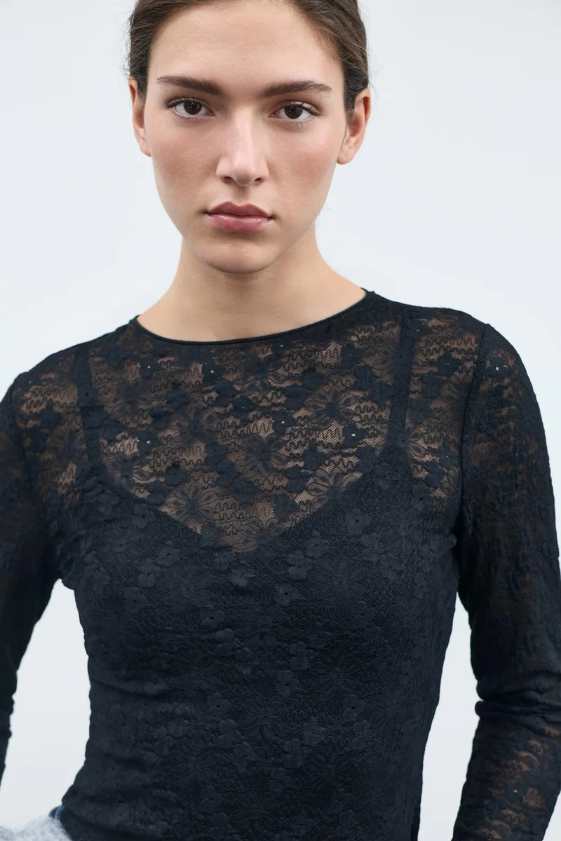 VIFAY O-NECK L/S TOP